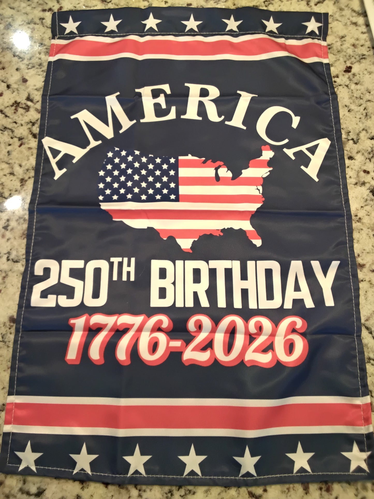 Garden Flag - USA 250th Birthday - 1776-2026