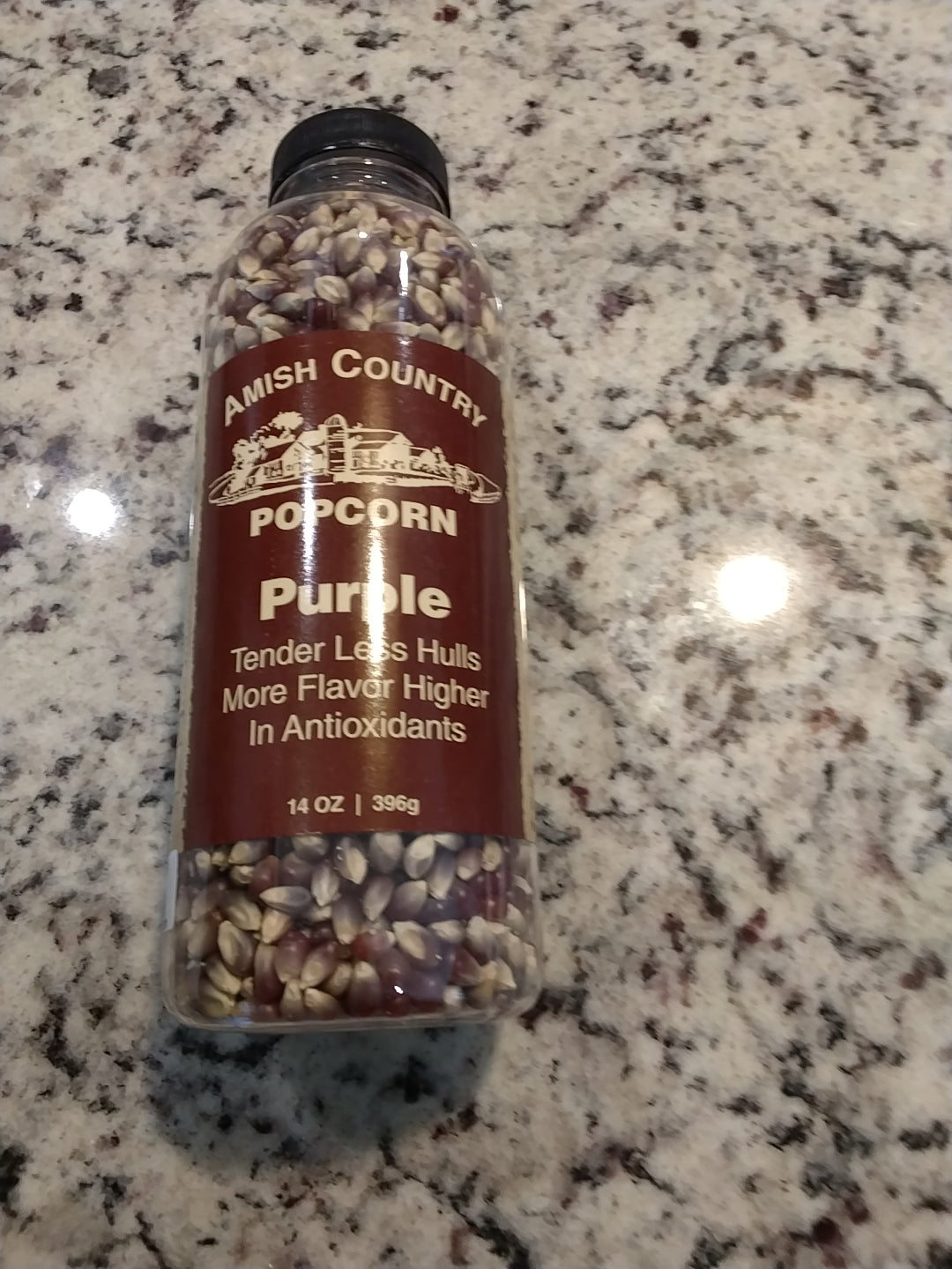 Amish Country Purple Popcorn 14oz Bottle