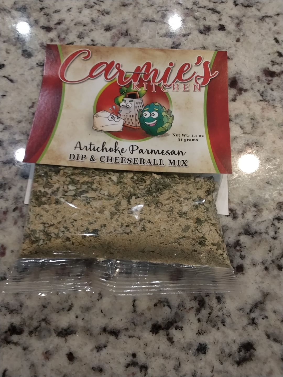 Carmie's Kitchen Artichoke Parmesan Dip Mix