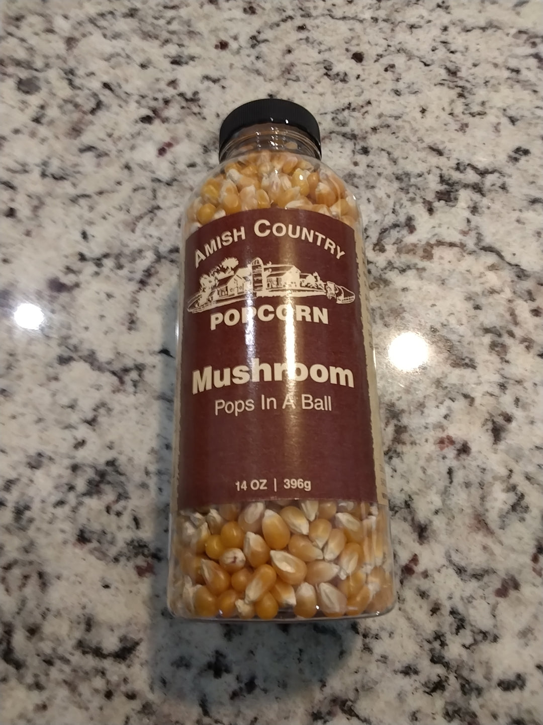 Amish Country Mushroom Popcorn 14oz Bottle