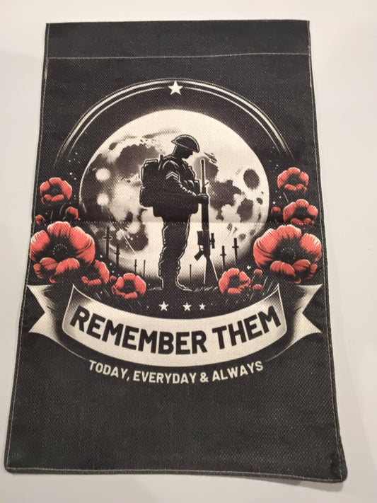 Garden Flag - Memorial Day, Veterans Day - Remember Them