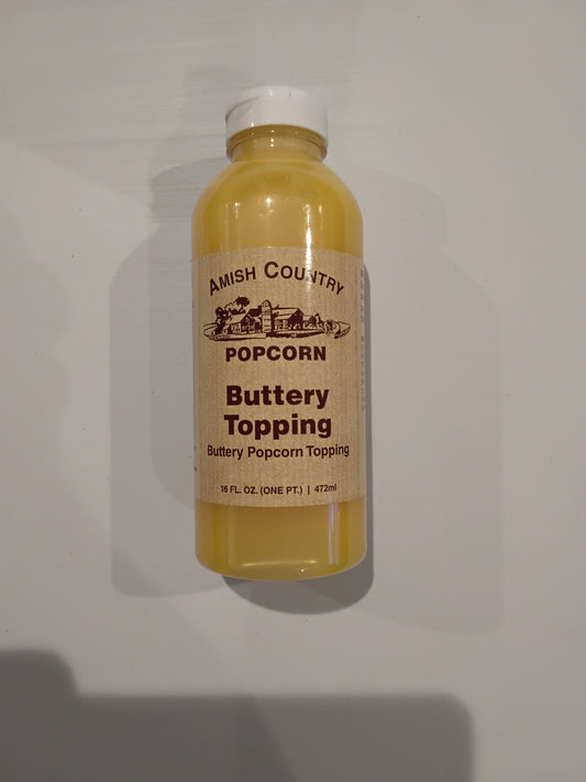Amish Popcorn - Buttery Topping Bottle  16 oz