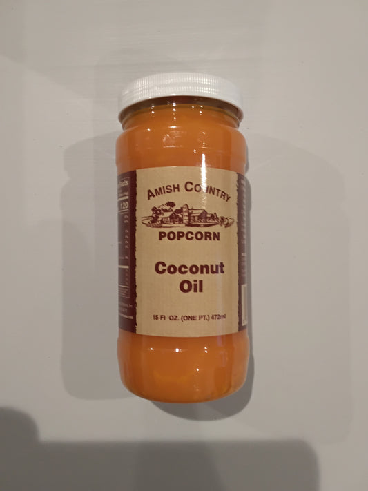 Amish Popcorn -  15 oz. Coconut Oil