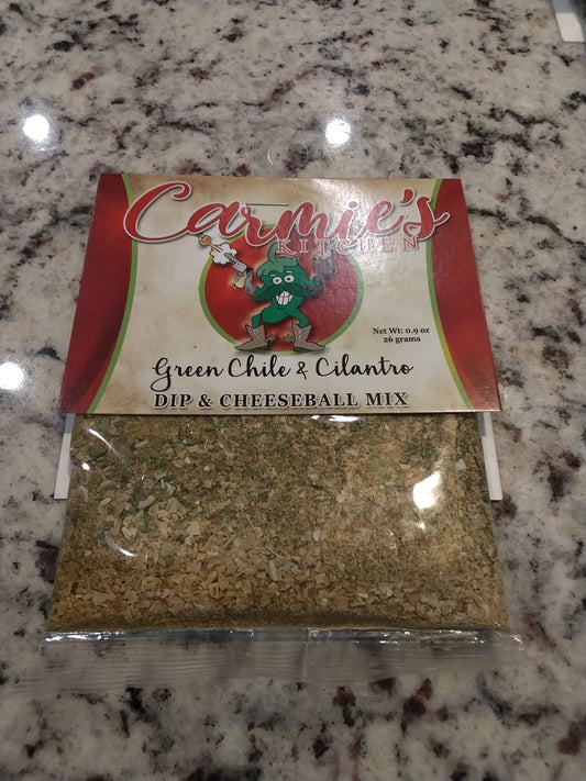 Carmie's Kitchen Green Chile & Cilantro Dip Mix