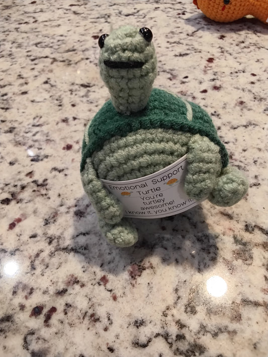 Emotional Support Turtle - Crochet