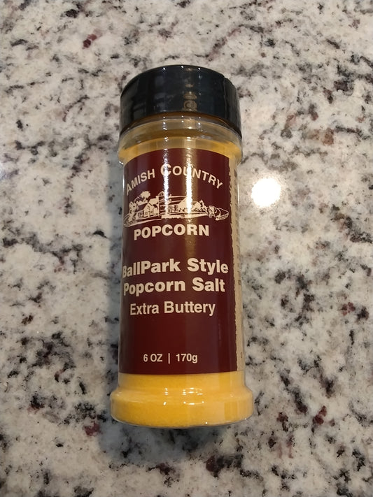 Amish Country Ballpark Style Popcorn Salt 6oz