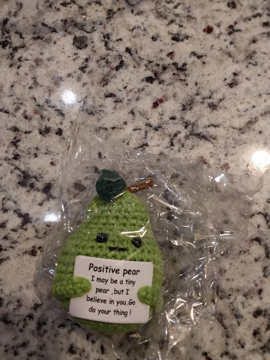Positive Fruit - Pear Crochet