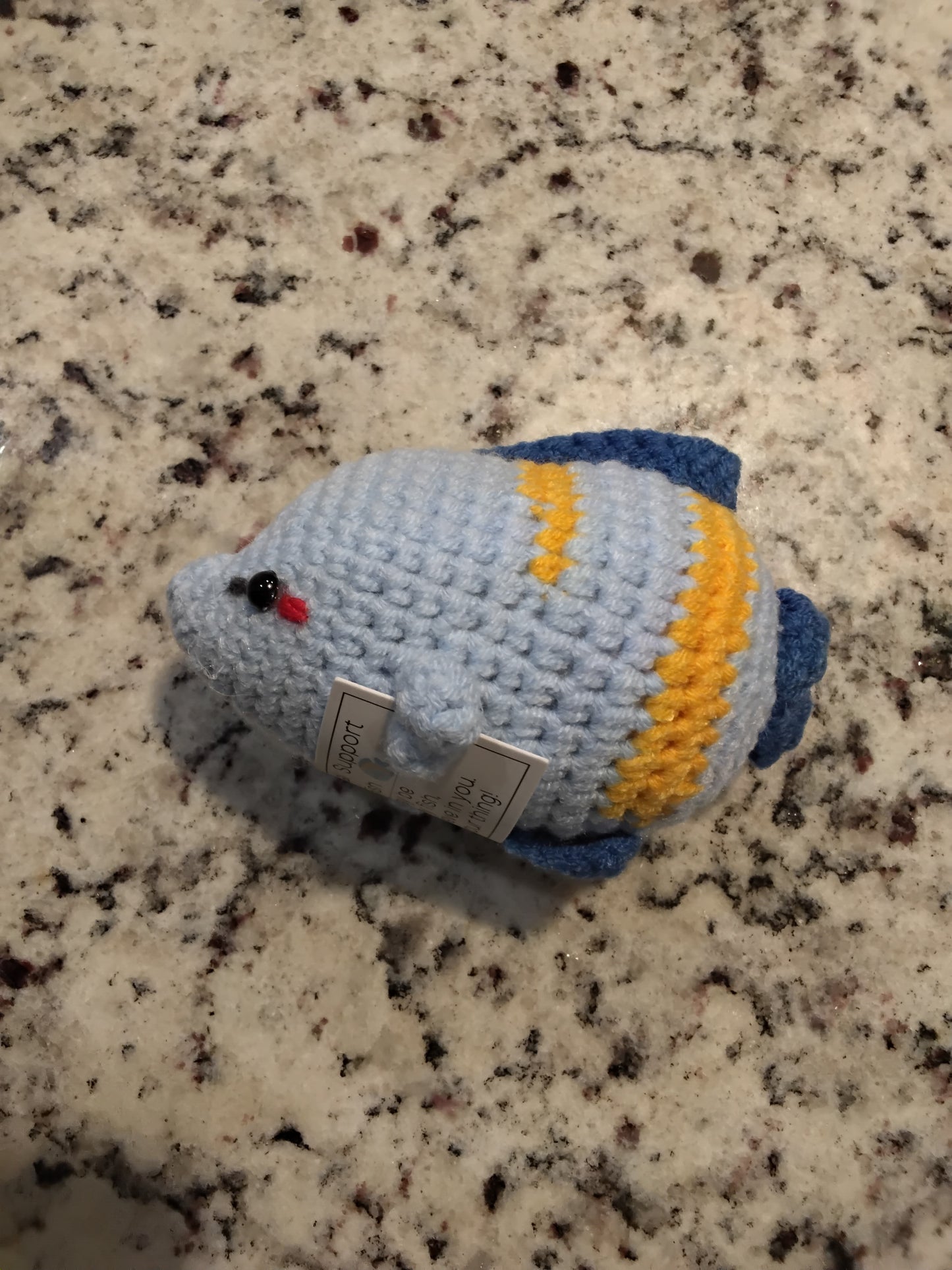 Emotional Support Fish - Crochet