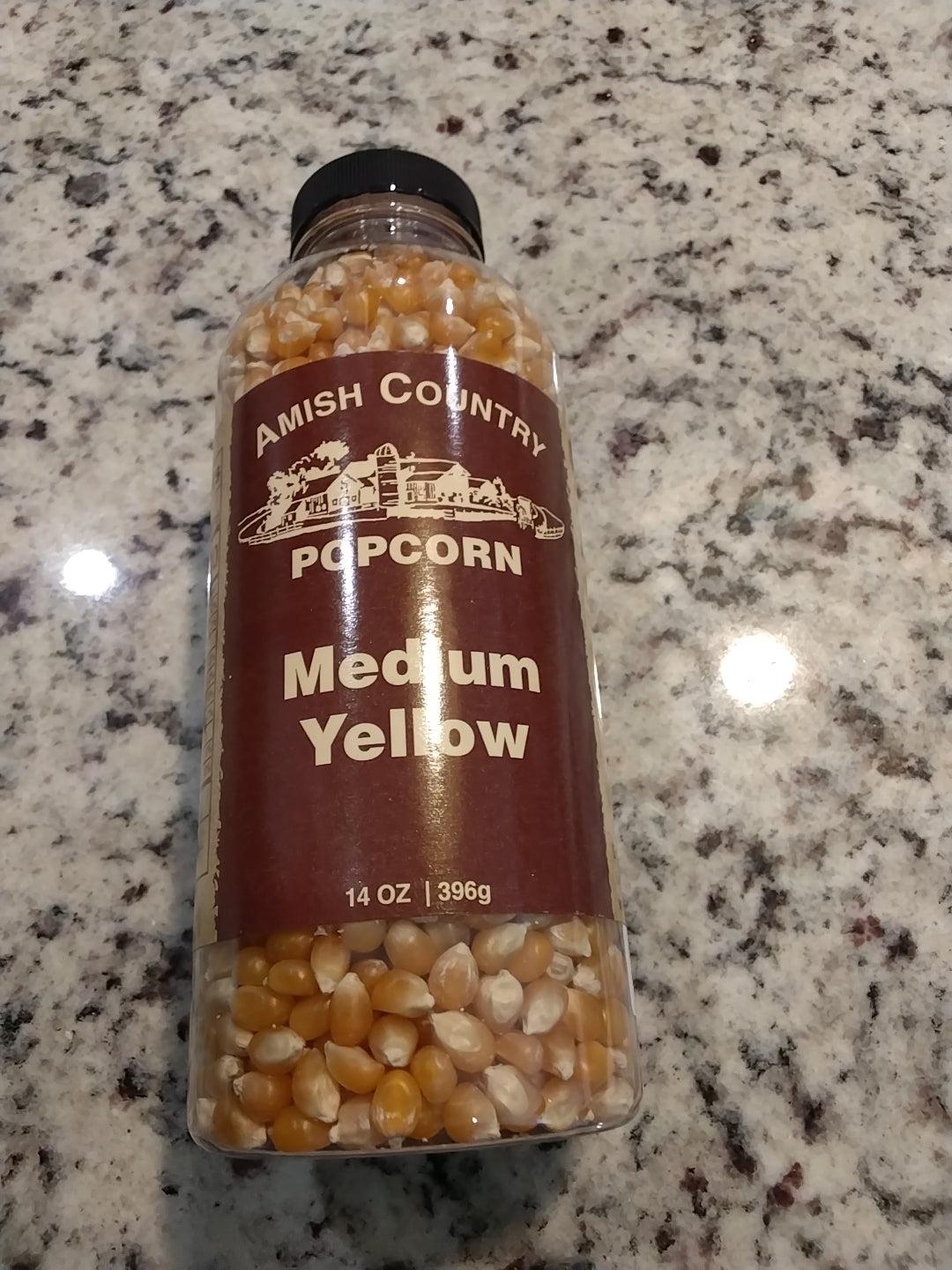 Amish Country Medium Yellow Popcorn 14oz Bottle