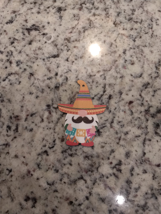 Ornament - Fiesta Gnome w/ Flags