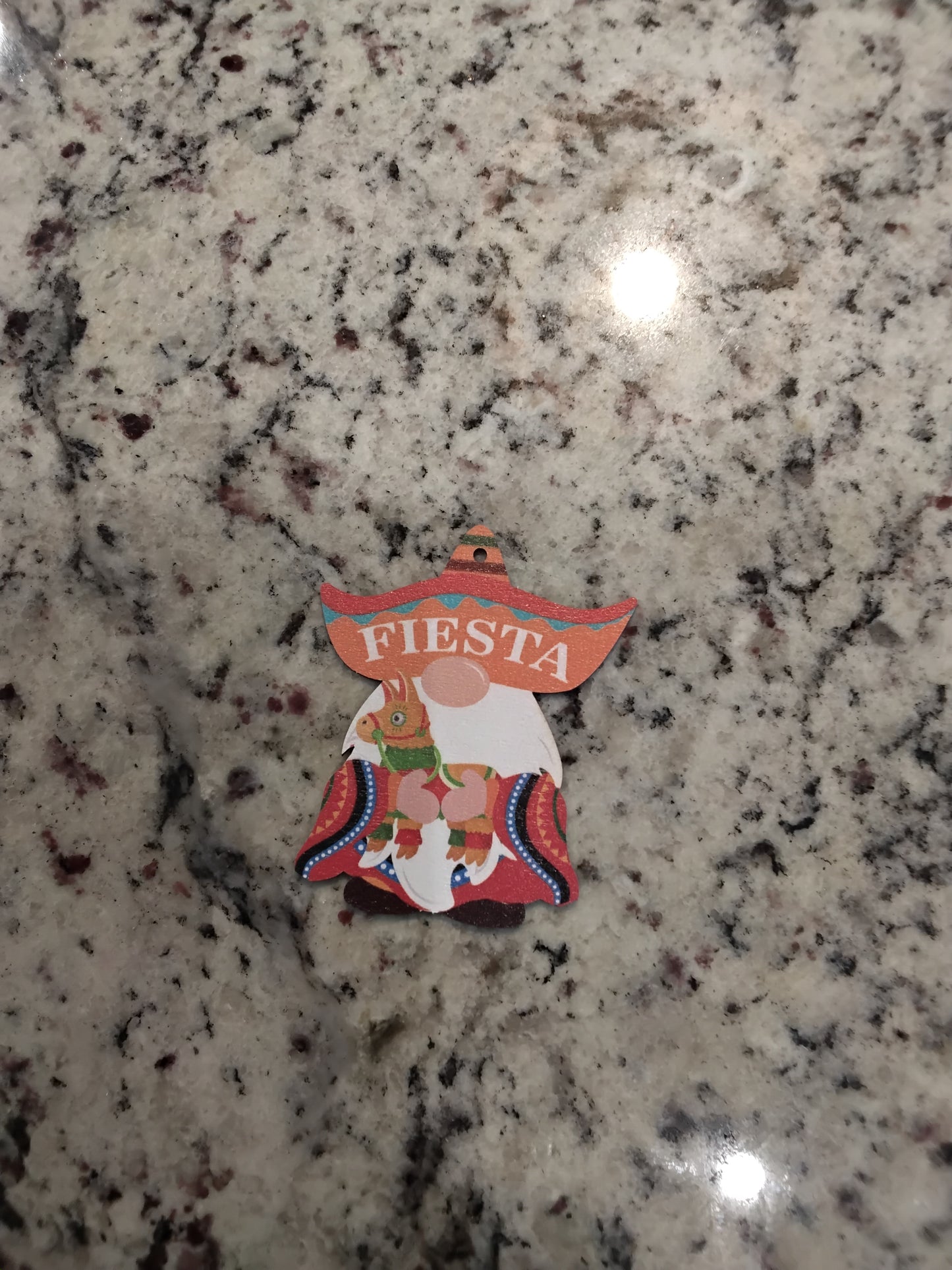 Ornament - Fiesta Gnome w/ Pinata