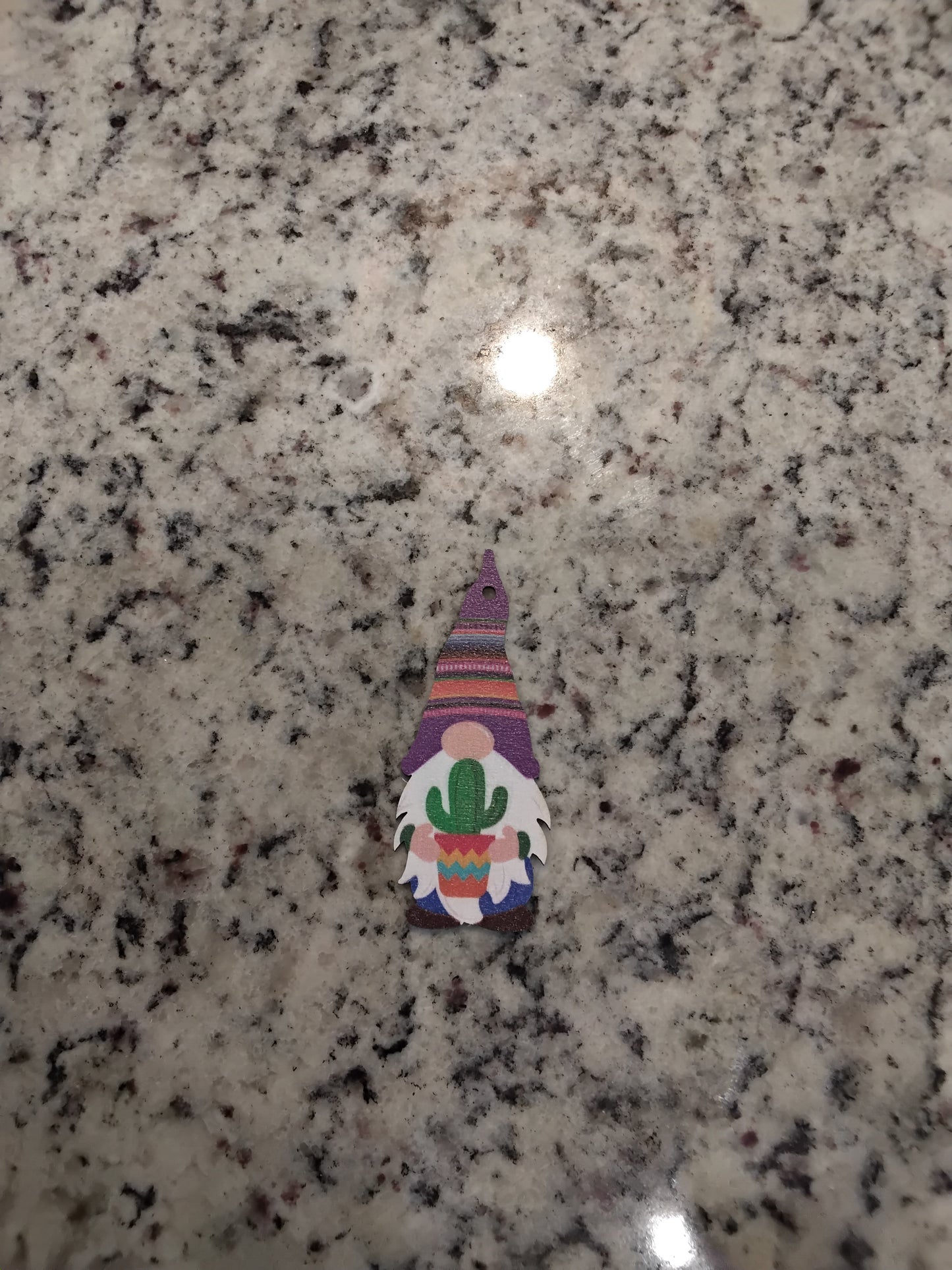 Ornament - Fiesta Gnome w/ Cactus