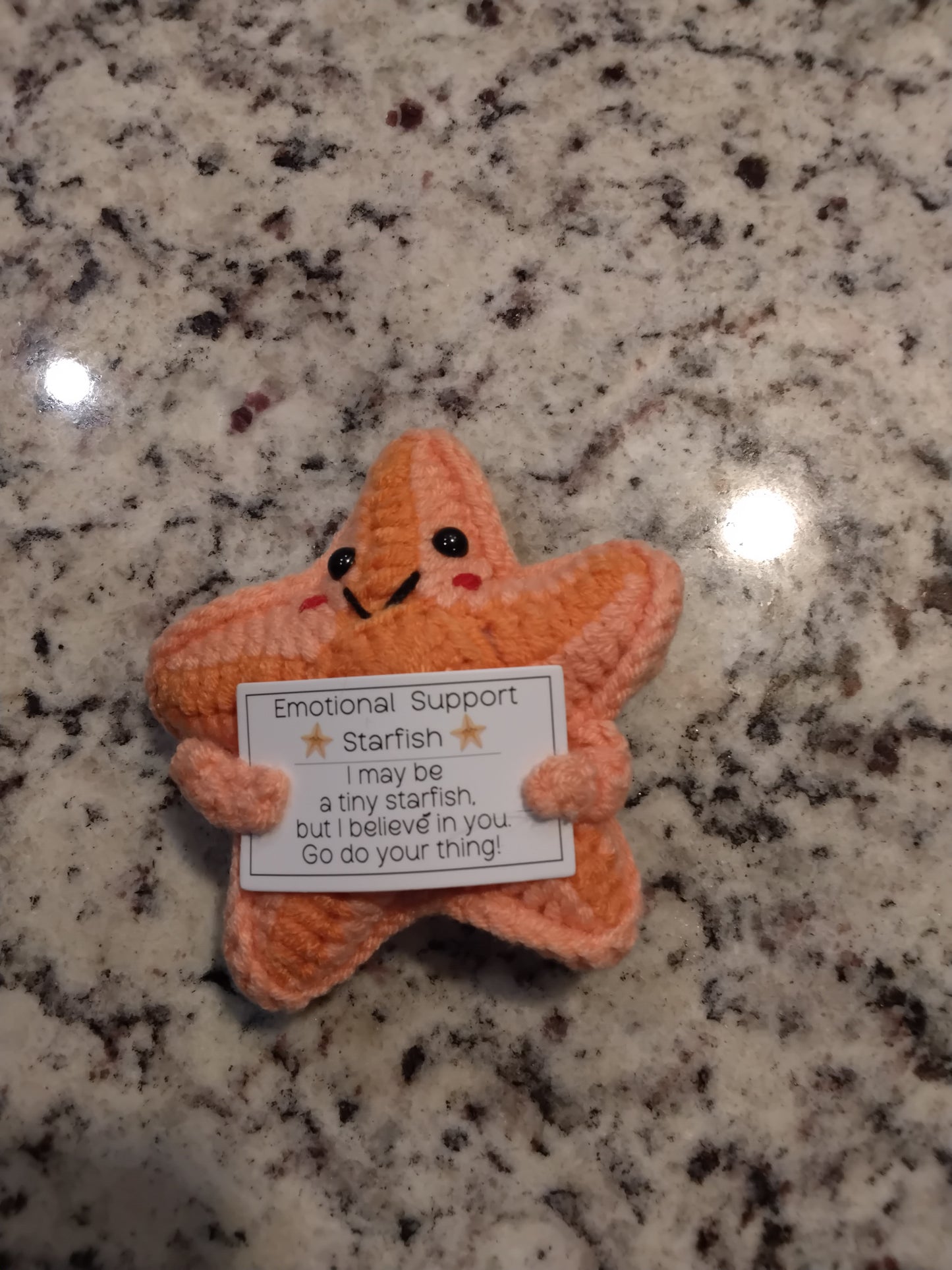 Emotional Support Starfish - Crochet