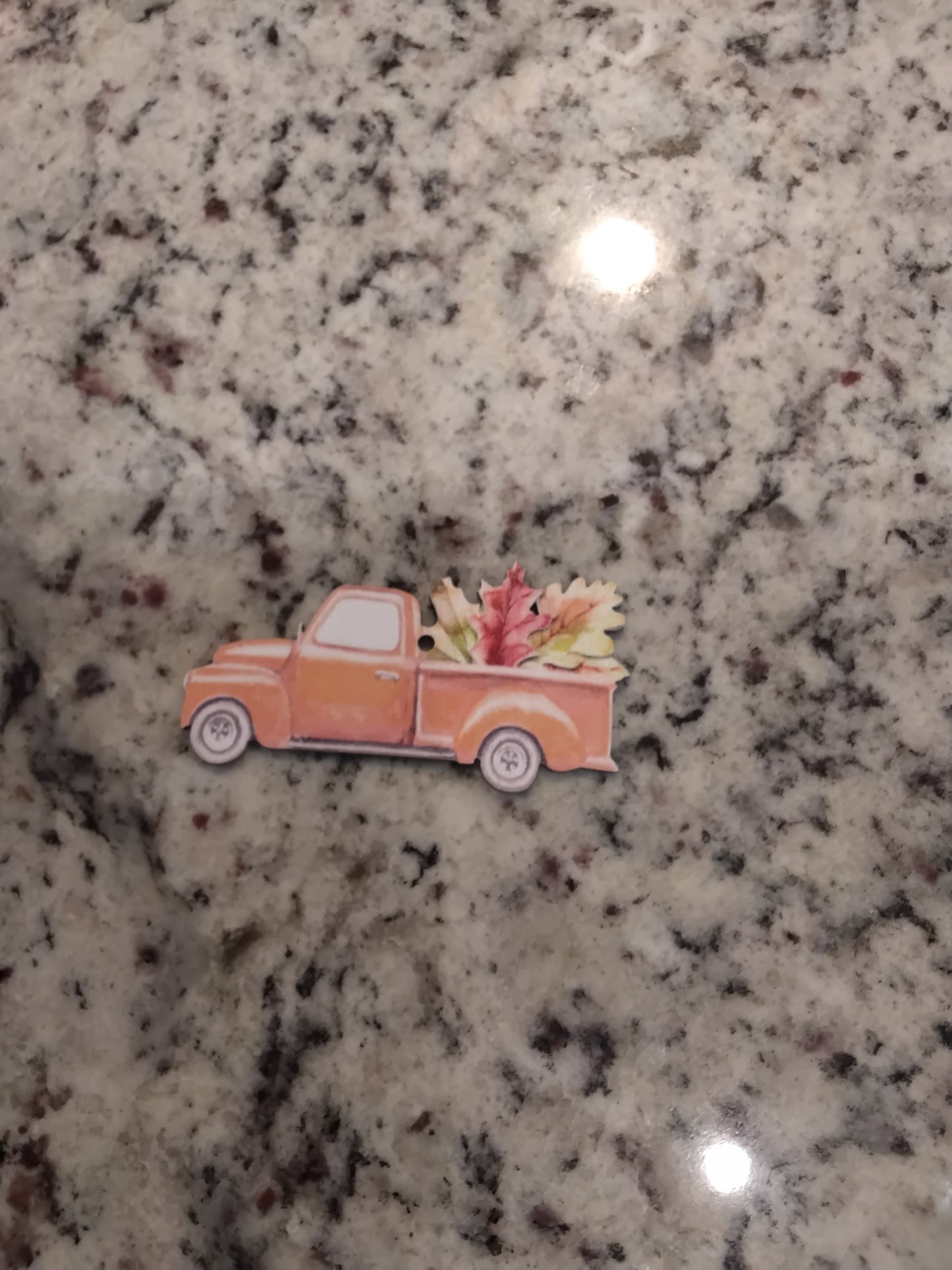 Ornament - Fall - Orange Truck