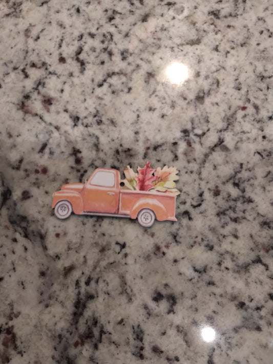 Ornament - Fall - Orange Truck
