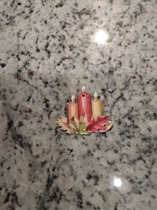 Ornament - Fall - Triple (3) Candle
