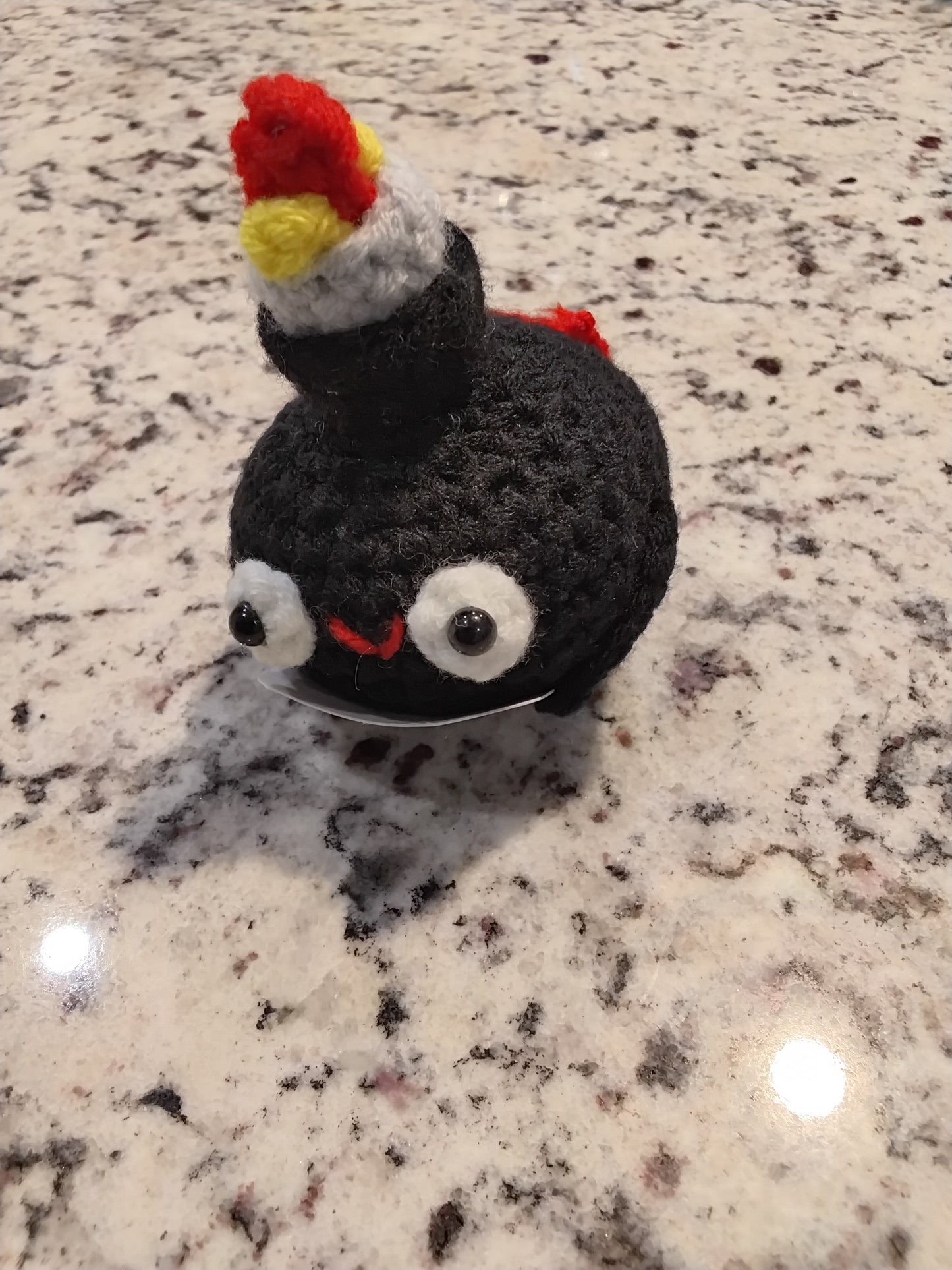 Emotional Support "F" Bomb - Crochet
