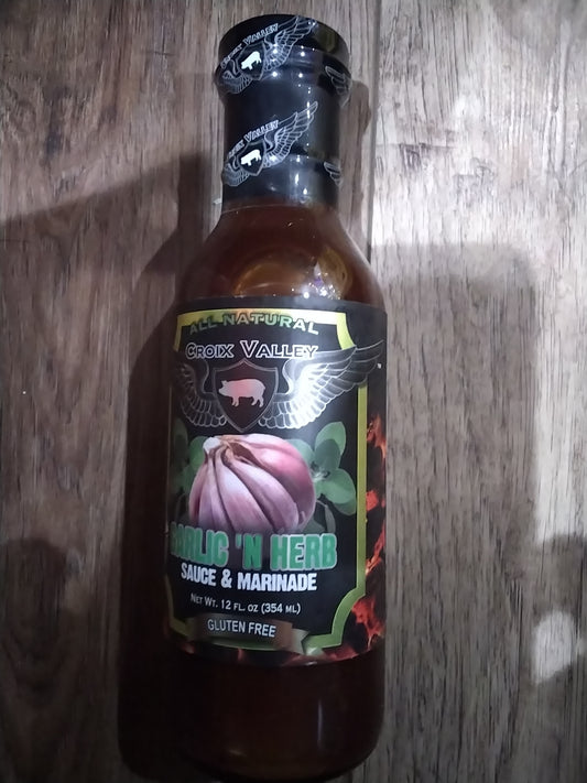 Croix Valley Garlic & Herb Sauce & Marinade