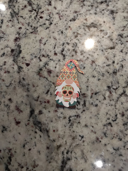Ornament - Fiesta Gnome w/ Skull