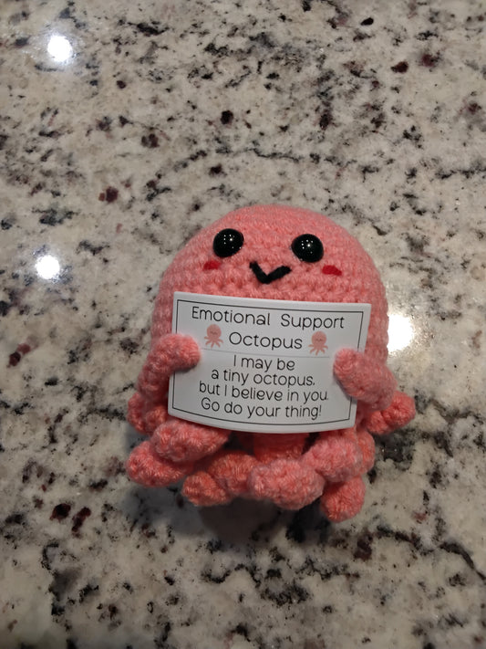 Emotional Support Octupus - Crochet
